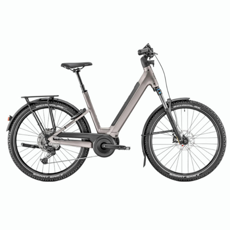 Bicicleta eléctrica de Trekking Moustache Xroad 6 Open Titanium Matt 600Wh 2026