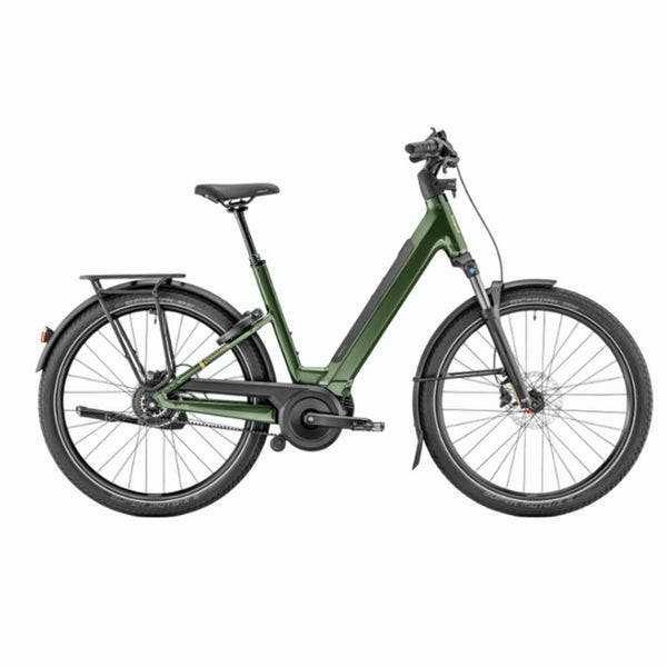 Bicicleta eléctrica Urbana Moustache Mardi 27.6 Open Oak Green Metalic 600Wh 2026