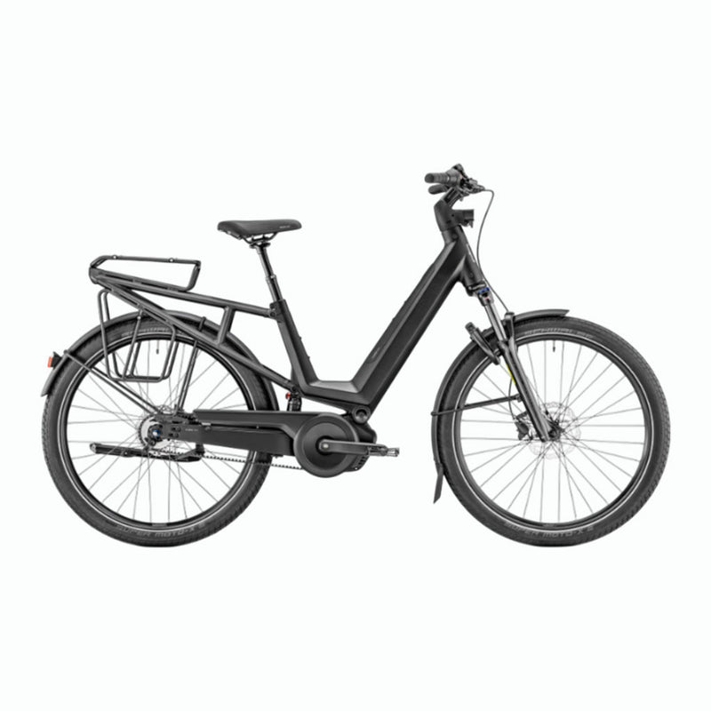 Bicicleta eléctrica Urbana Moustache Mardi 27.4 FS Black Matt Suspended 600Wh 2026