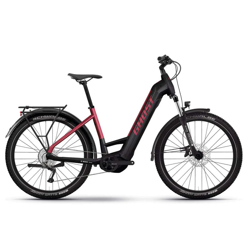 Bicicleta eléctrica Ghost E-Teru Universal EQ LOW BLK / RED 27.5 L