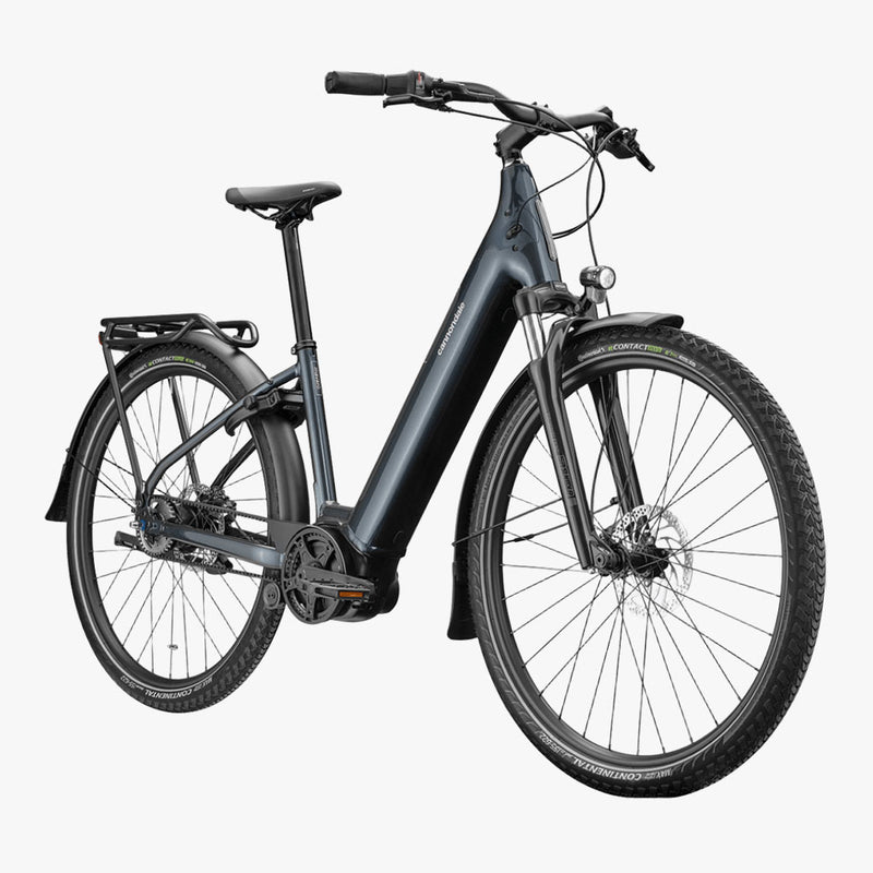 Bicicleta eléctrica Urbana Cannondale 29 U Mavaro 4 Low StepThru Tungsten Blue