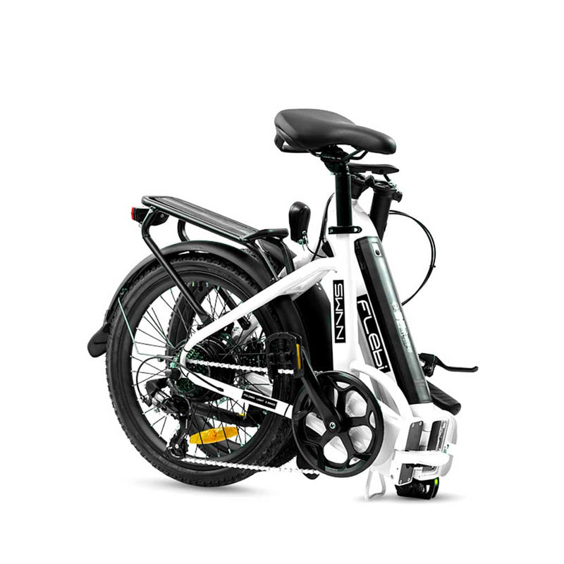 Flebi Swan Black Gloss Folding Electric Bike