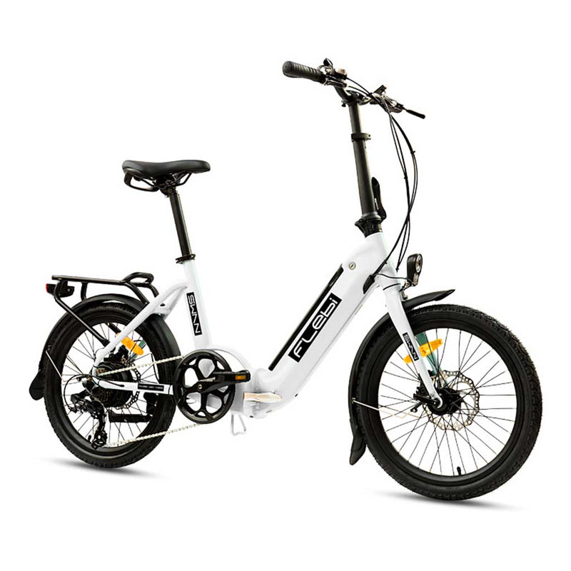 Flebi Swan Black Gloss Folding Electric Bike
