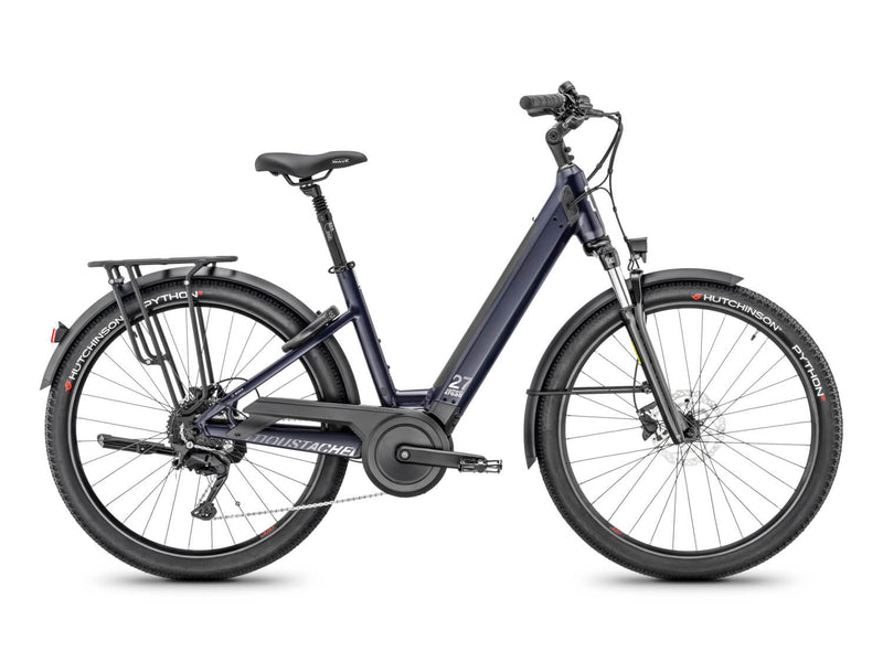 Bicicleta eléctrica Moustache Samedi 27 Xroad 2 Open Dark Blue mat