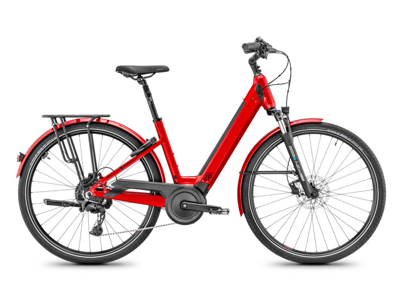 Bicicleta eléctrica Moustache Samedi 28.4 Open Metalic red glossy