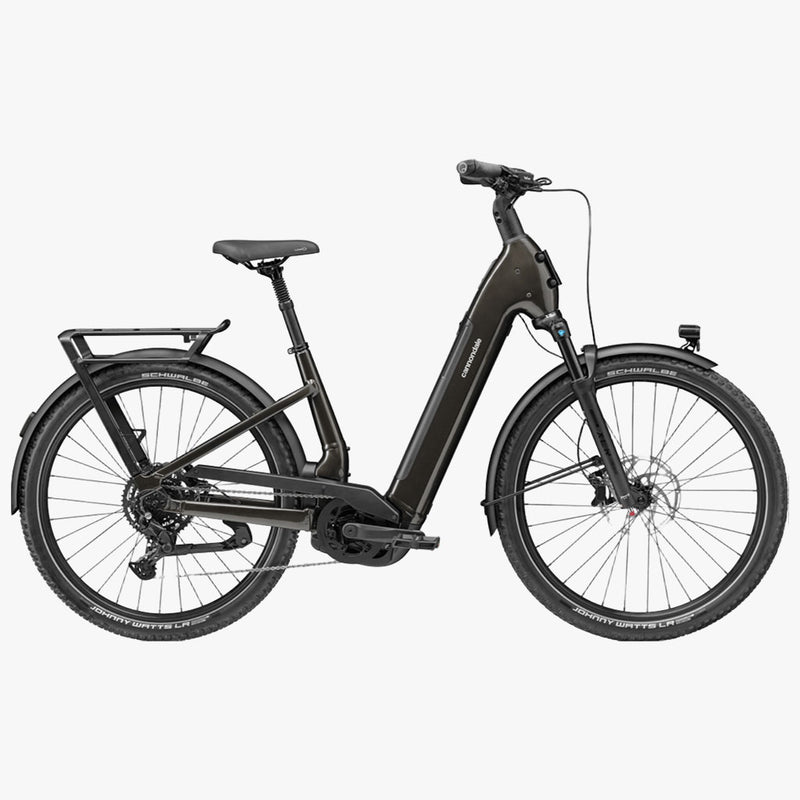 Bicicleta eléctrica Urbana Cannondale 27.5 U Tesoro 2 Low StepThru Obsidian
