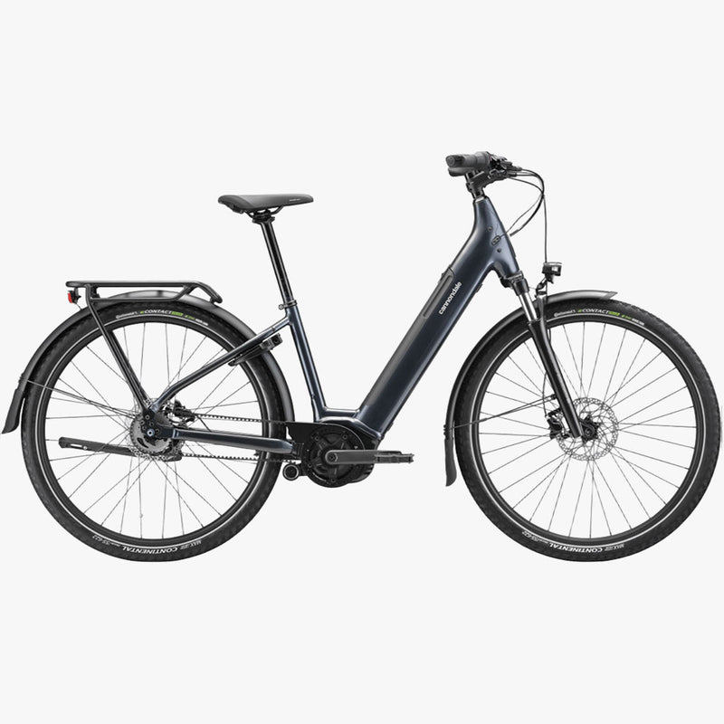Bicicleta eléctrica Urbana Cannondale 29 U Mavaro 4 Low StepThru Tungsten Blue