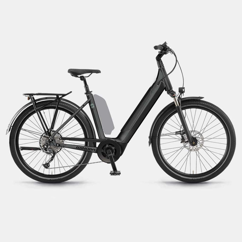 Bicicleta eléctrica Winora Sinus 9 Wave darksl.grey matt