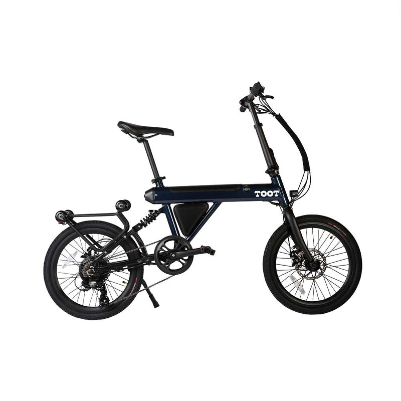Bicicleta eléctrica urbana y plegable TOOT Azul LaBosch