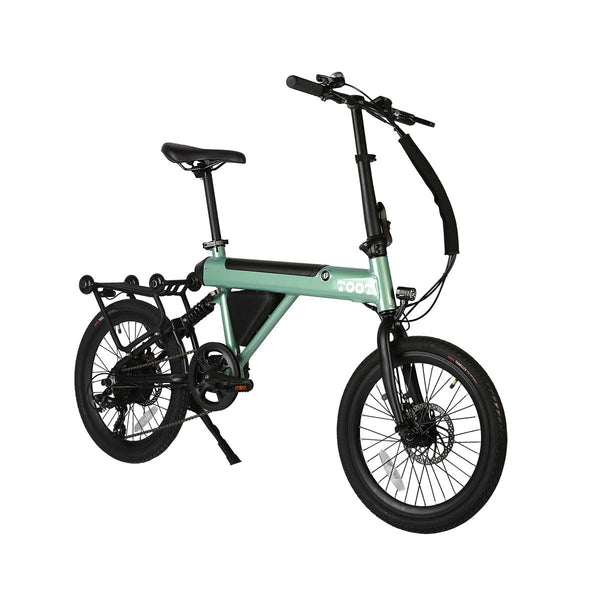 Bicicleta eléctrica plegable TOOT Verde