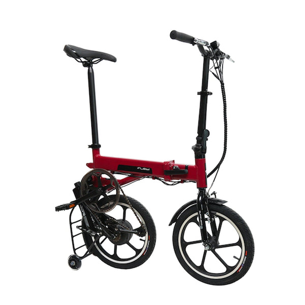 Bicicleta eléctrica Plegable Flebi Supra Eco Roja + Acelerador