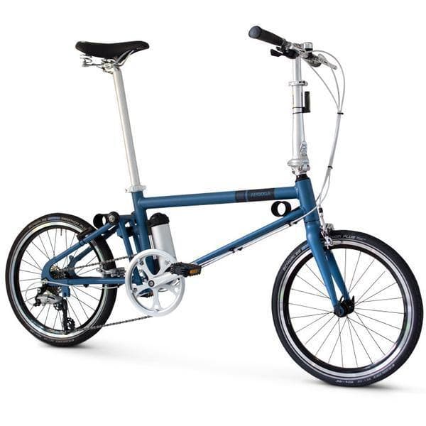 Bicicleta eléctrica Ahooga Hybrid 24V Azul
