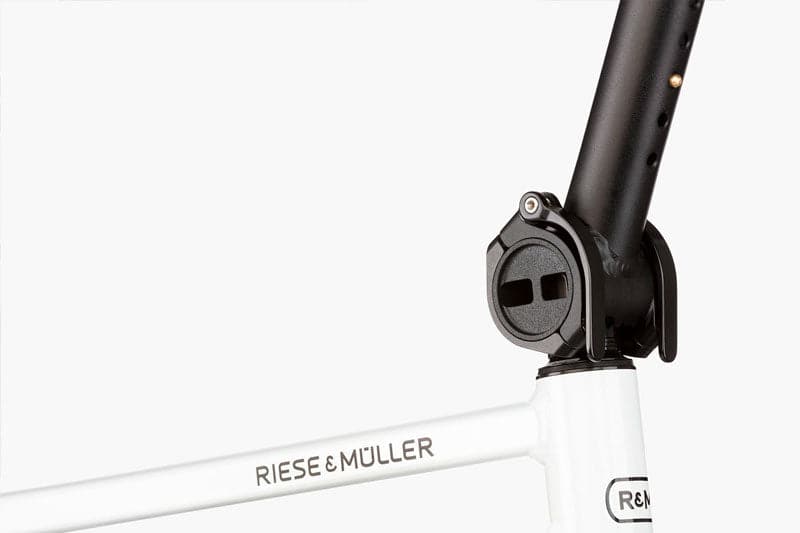 Bicicleta eléctrica Riese Müller Tinker Vario Blanca