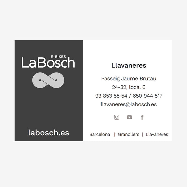 Tarjetas LaBosch Llavaneras