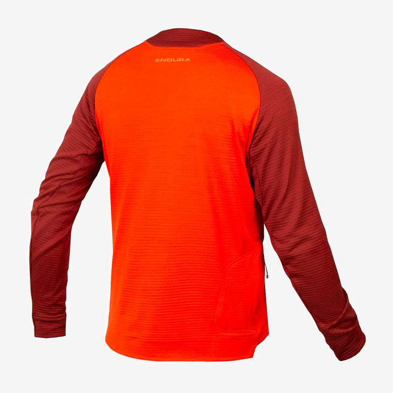 Camiseta Exterior Térmica Endura SingleTrack Naranja