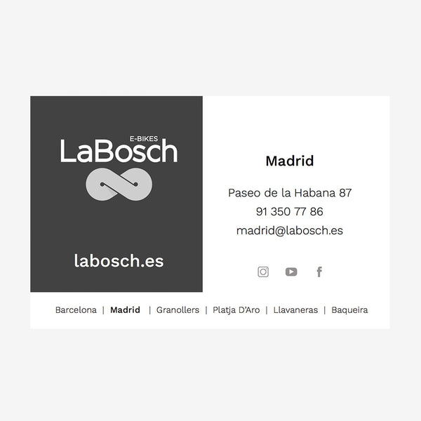 Tarjetas LaBosch Madrid